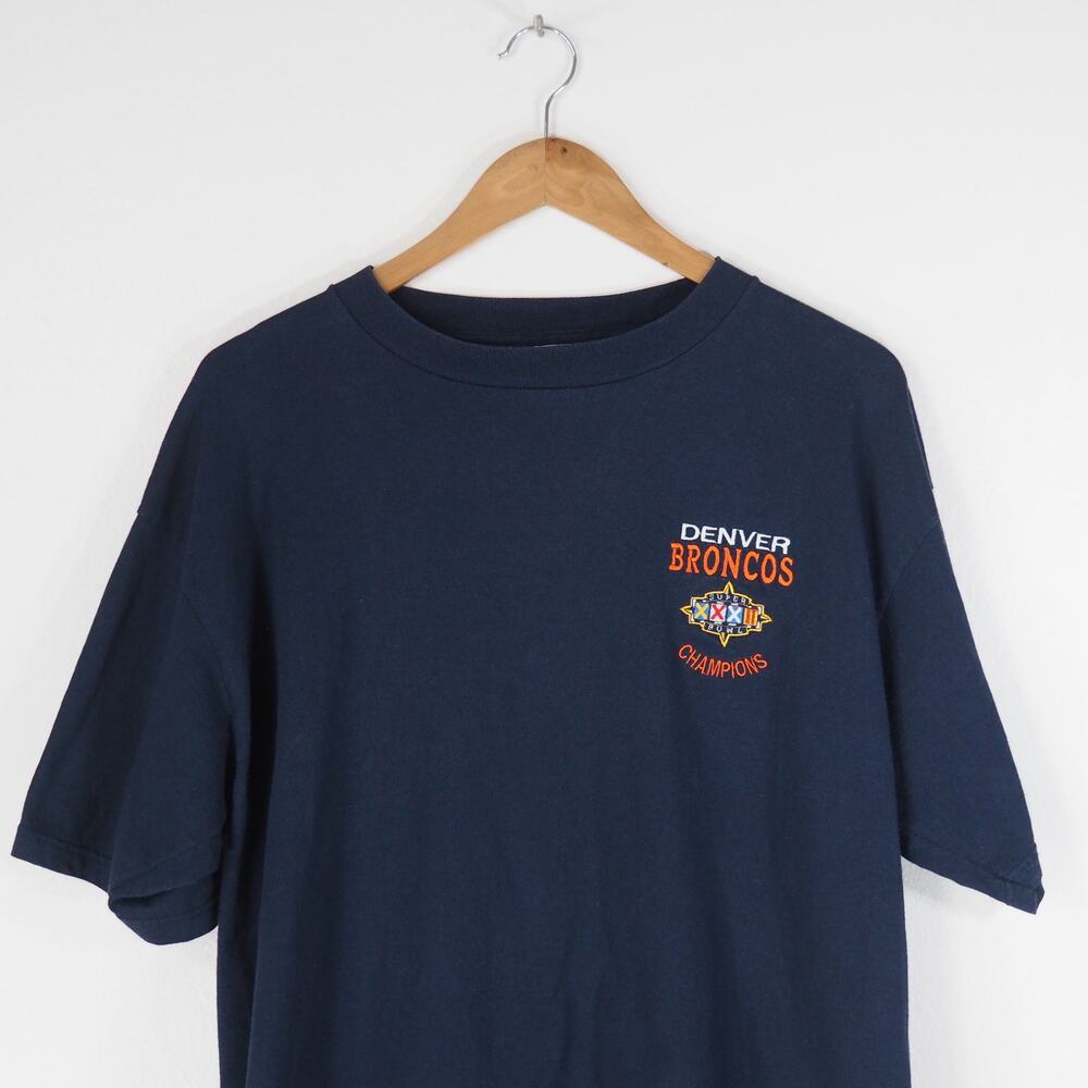 Vintage Denver Broncos Super Bowl XXII Champions Shirt - Size: Large